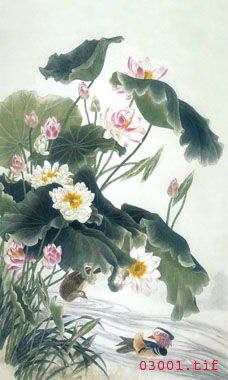  球友会官方入口 荷花 手工刺绣图案 球友会官方入口图案