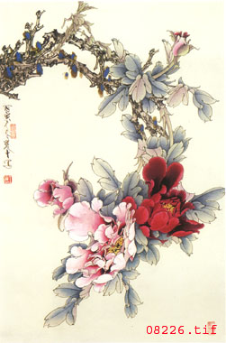 刺绣图案  球友会官方入口图案   手工刺绣牡丹图案