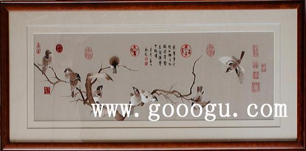 苏州球友会官方入口  球友会官方入口装饰画   刺绣工艺品