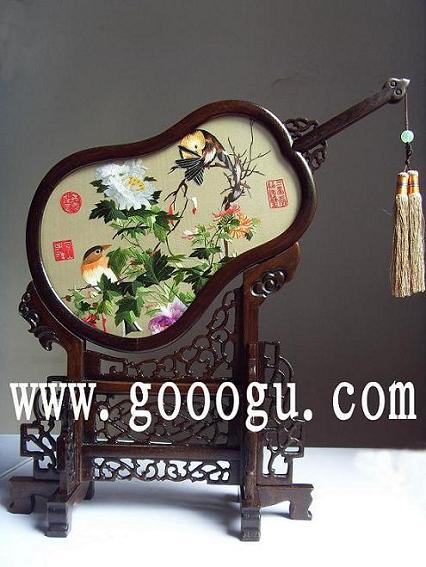 高档工艺品  刺绣礼品  球友会官方入口双面绣精品 