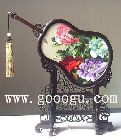 高档牡丹双面绣， 双面绣精品 ，球友会官方入口精品