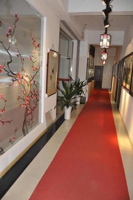 娇古球友会官方入口艺术长廊，苏州娇古球友会官方入口展厅局部图