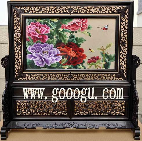 苏州刺绣（球友会官方入口），双面绣摆件，高档手工双面绣