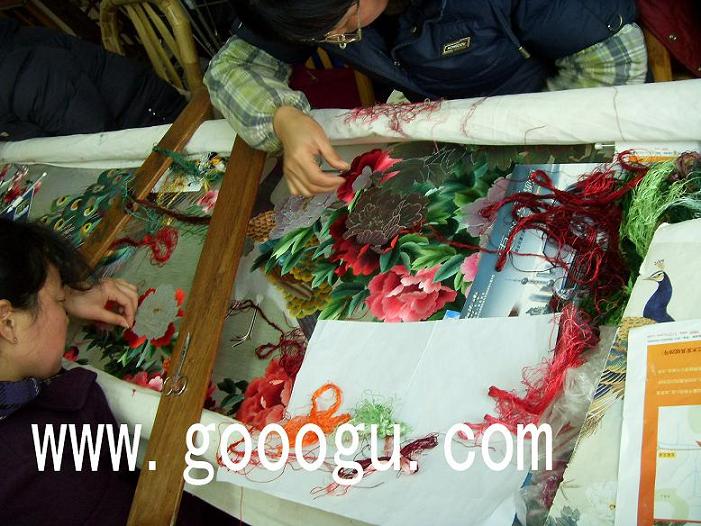 刺绣工艺品   球友会官方入口屏风  