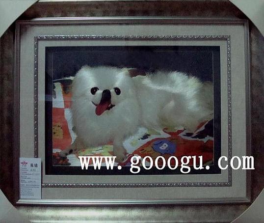 宠物刺绣画  手工刺绣订做  球友会官方入口