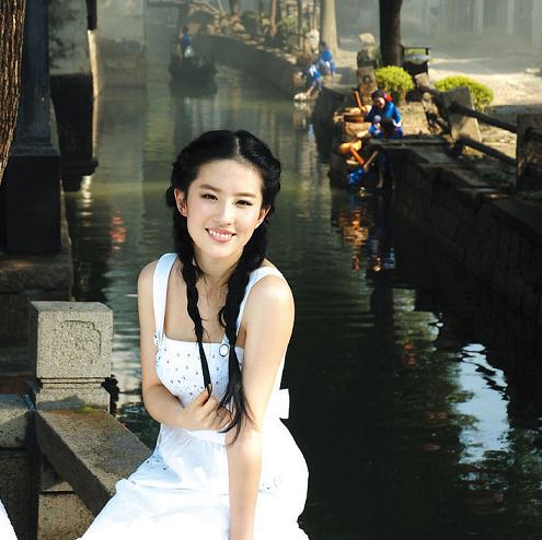 刘亦菲,明星,太湖,旅游,球友会官方入口