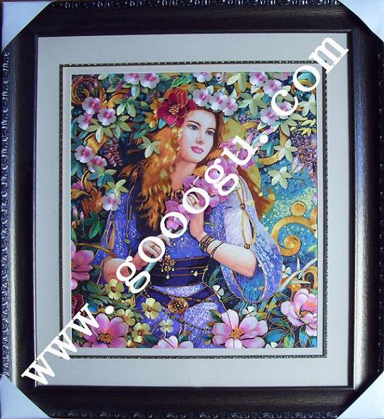 苏州刺绣乱针绣   球友会官方入口装饰画   工艺画