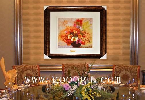 刺绣壁画室内装饰效果，球友会官方入口效果图，高档壁画