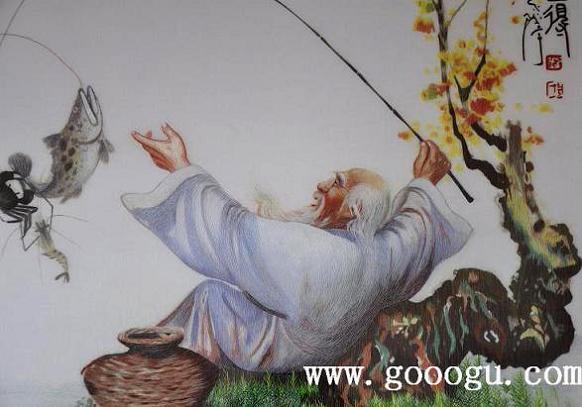 古人物刺绣画，球友会官方入口精品画，手工刺绣工艺画