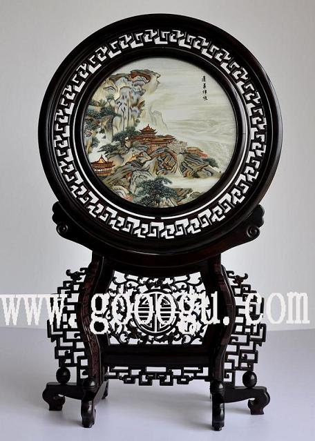 山水高档双面绣,高级苏州双面绣,风景刺绣精品