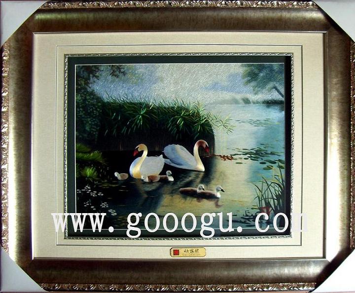 球友会官方入口精品，高档苏州刺绣，刺绣收藏品