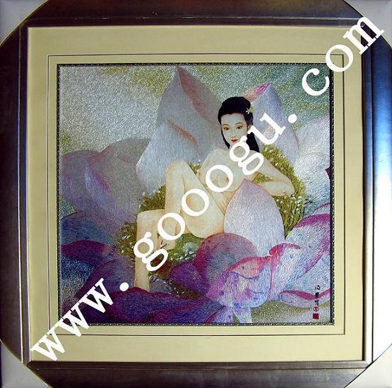 刺绣画   刺绣工艺品   球友会官方入口装饰画